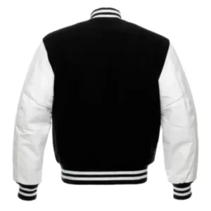 Black and White Bomber Jacket