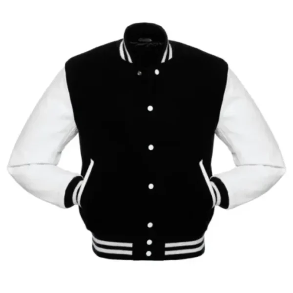 Black and White Varsity Jacket