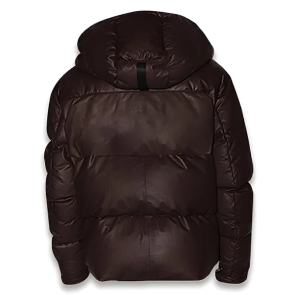 Brown Parka Puffer Hooded Jacket