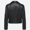 Femme Motorcycle Black Leather Jacket