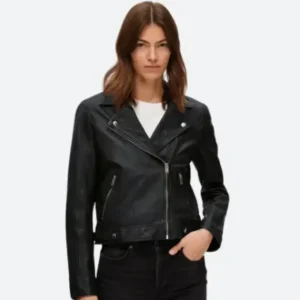 Femme Motorcycle Leather Jacket