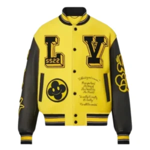 Louis Vuitton Yellow Varsity Jacket