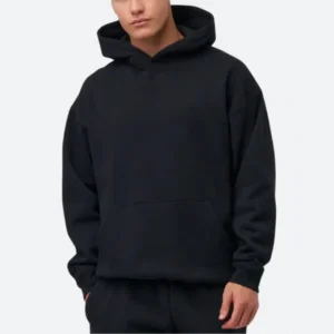 Men Black Oversized Hoodie