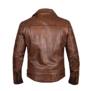 Men Brown Motorcycle Jacket