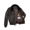 Mens G-1 Brown Leather Jacket