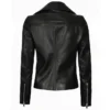 Womens Biker Motorcycle Leather Jacket