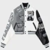 All Star Crop Varsity Jacket