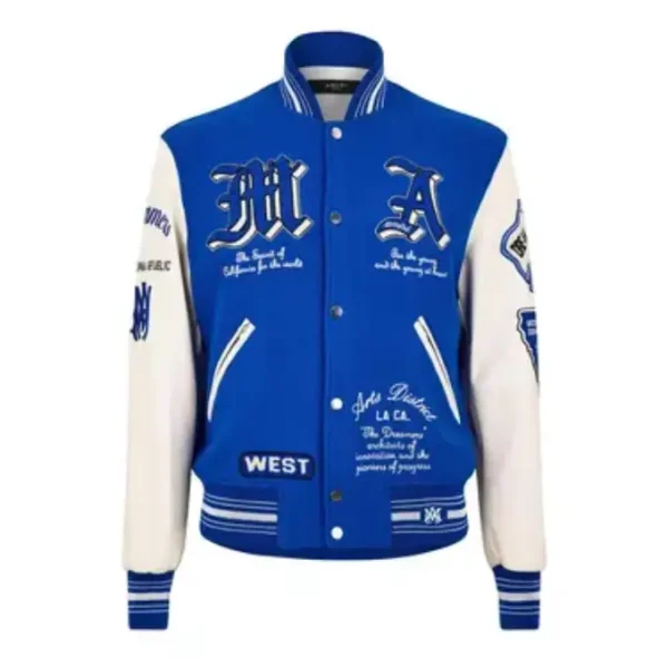 Amiri Dream Team Appliquéd Varsity Jacket