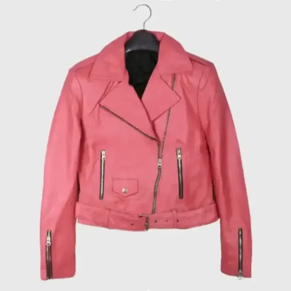 Barbie Pink Leather Jacket