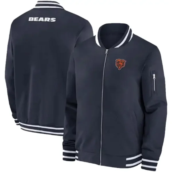 Bears Blue Bomber Jacket