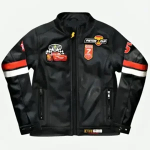 Disney Lightning Mcqueen Leather Jacket