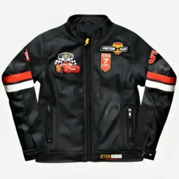 Disney Lightning Mcqueen Leather Jacket