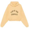 Fear Of God Essentials Cropped Hoodie