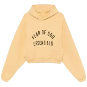 Fear Of God Essentials Cropped Hoodie