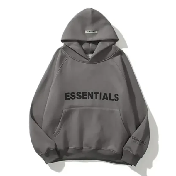 Fear Of God Grey Essentials Hoodie