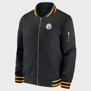 Mike Tomlin Pittsburgh Steelers Black Jacket