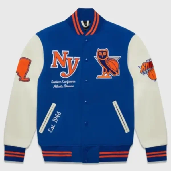 OVO New York Knicks Varsity Jacket