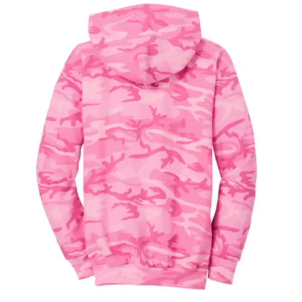 Pink Camo Pullover Hoodie