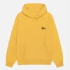 Stussy Basic Yellow Hoodie