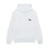 Unisex Basic Stussy White Hoodie