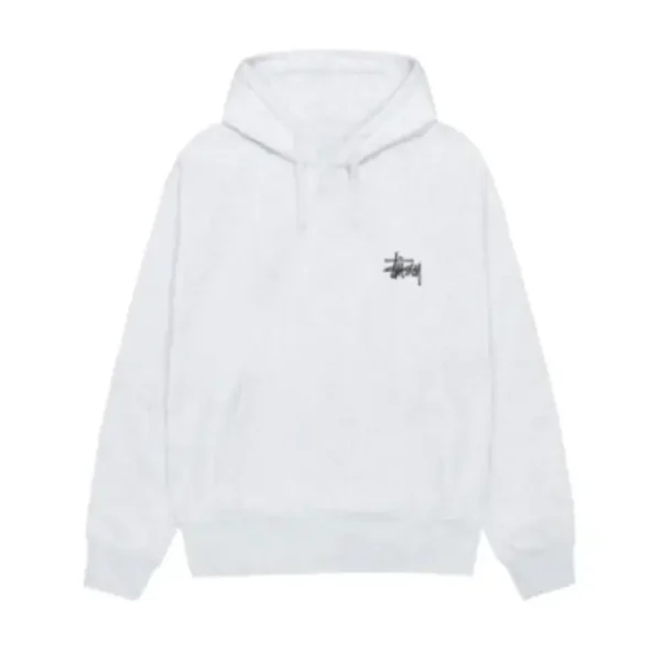 Unisex Basic Stussy White Hoodie