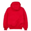 Alpha Industries New York Yankees Red Hooded Bomber Jacket