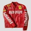 Ferrari Motorcycle Racing Leather Jacket