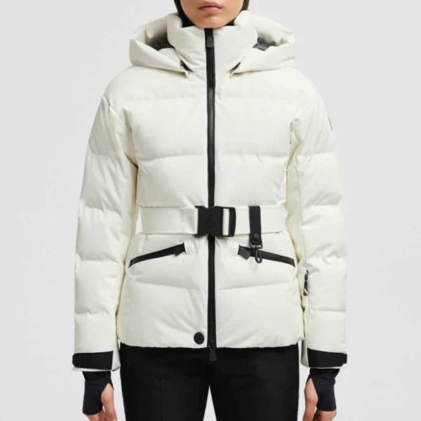 Hailey Bieber Moncler Grenoble Down Puffer Jacket