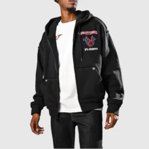 True Religion Playboy Zip Up Hoodie