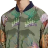 All American Sea Life Green Printed Bomber Jacket