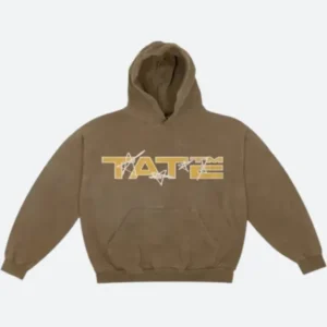 Tate Mcrae Stars Brown Hoodie