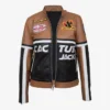 Travis Scott Cactus Jack Brown Real Leather Jacket