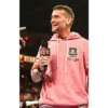 Cm Punk Bret Hart Pink Hoodie