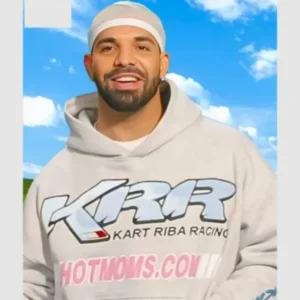 Drake KRR Kart Riba Racing Hot Moms Hoodie Grey