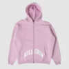 Kill Crew Zip-Up Pink Hoodie