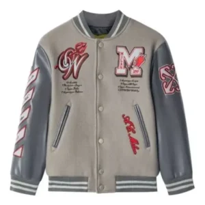 Off White Ac Milan Grey Jacket