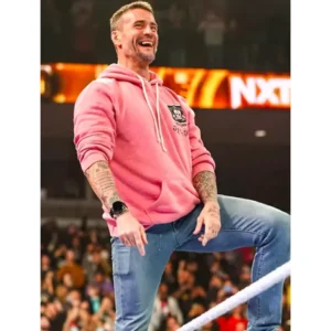 Pink Hoodie Bret Hart