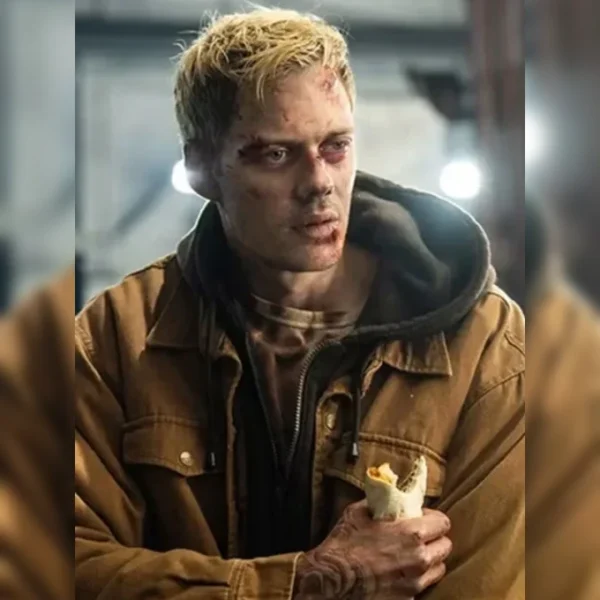 Bill Skarsgard Brown Jacket
