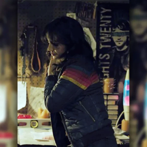 Isabela Merced Dina 5 Stripe Puffer Jacket