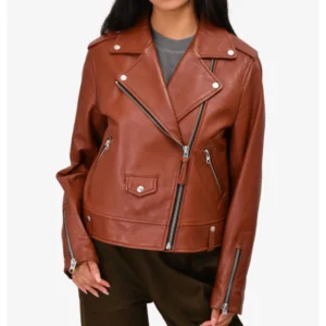 Laura JaLaura Jarrett Leather Jacketrrett Leather Jacket