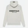 Light Oatmeal Essentials Hoodie
