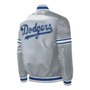 Los Angeles Gray Satin Jacket
