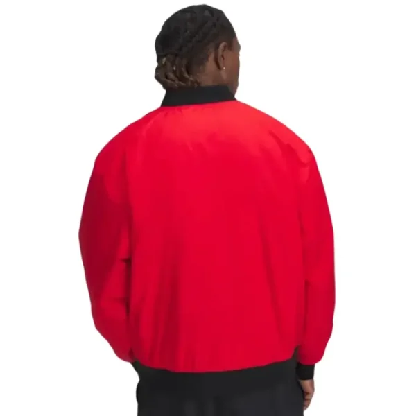 Steph Curry Red Bomber Jacket