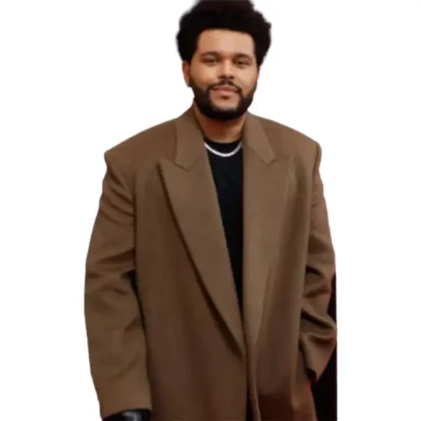 The Weeknd NY Premiere Coat