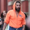 USA Flag Orange Hoodie