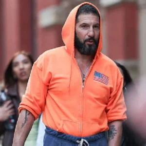 USA Flag Orange Hoodie