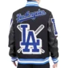 World Series Magic Johnson Los Angeles Dodgers Black Jacket