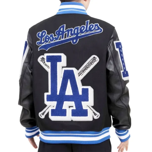 World Series Magic Johnson Los Angeles Dodgers Black Jacket